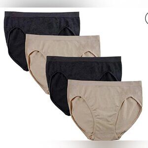 NNT Fem Intimates black Seamless comfortable High Cut stretch underwear panty S